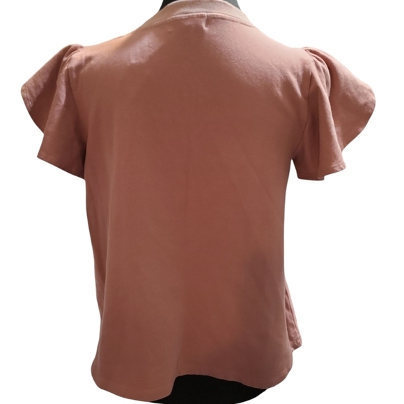 NWT t.la by Anthropologie Small Rose colored tee shirt - Picture 6 of 10